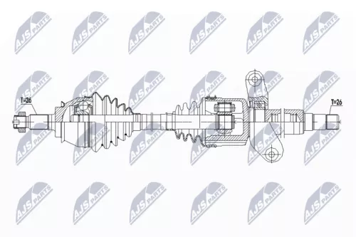 NTY NTY NPW-BM-137 NTY NPW-BM-137 Drive Shaft 