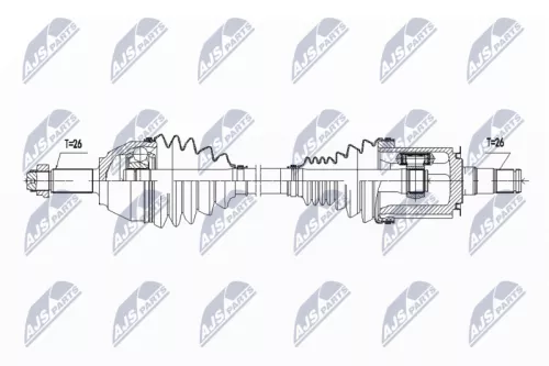 NTY NTY NPW-BM-143 NTY NPW-BM-143 Drive Shaft 