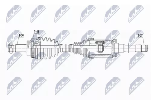 Front Right NTY Drive Shaft