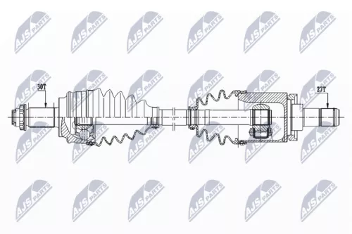 NTY NTY NPW-BM-151 NTY NPW-BM-151 Drive Shaft 