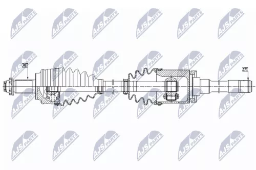 NTY NTY NPW-BM-152 NTY NPW-BM-152 Drive Shaft 