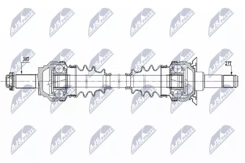 NTY NTY NPW-BM-153 NTY NPW-BM-153 Drive Shaft 