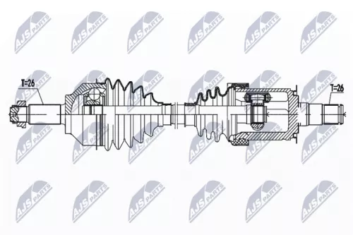 NTY NPW-BM-161 Drive Shaft