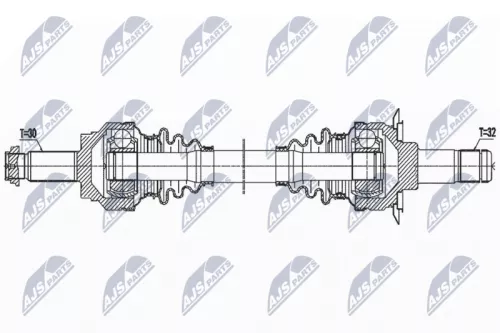 NTY NTY NPW-BM-162 NTY NPW-BM-162 Drive Shaft 