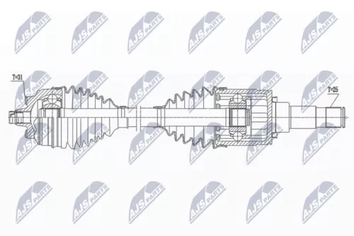 NTY NTY NPW-BM-169 NTY NPW-BM-169 Drive Shaft 