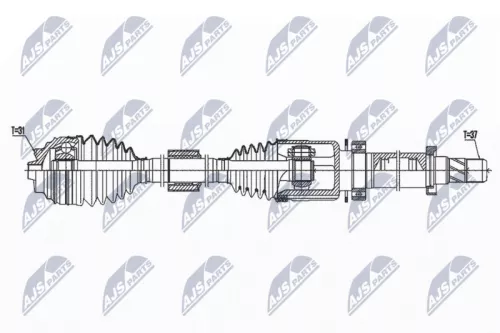 NTY NTY NPW-BM-171 NTY NPW-BM-171 Drive Shaft 