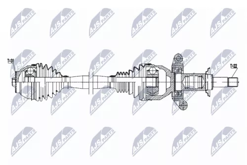 NTY NPW-BM-183 Drive Shaft