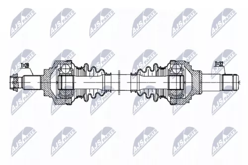 NTY NTY NPW-BM-194 NTY NPW-BM-194 Drive Shaft 