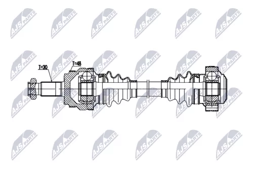 NTY NTY NPW-BM-205 NTY NPW-BM-205 Drive Shaft 