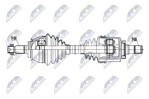NTY NPW-BM-206 Drive Shaft