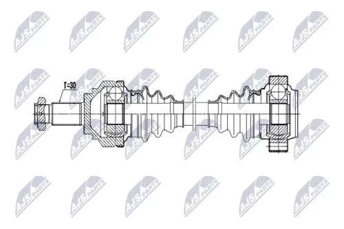 NTY NTY NPW-BM-207 NTY NPW-BM-207 Drive Shaft 