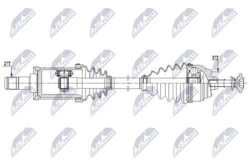NTY NTY NPW-BM-208 NTY NPW-BM-208 Drive Shaft 