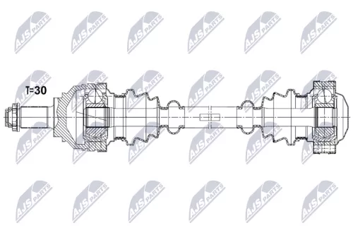 NTY NTY NPW-BM-210 NTY NPW-BM-210 Drive Shaft 