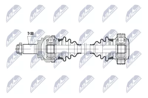 NTY NPW-BM-212 Drive Shaft