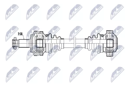 NTY NTY NPW-BM-214 NTY NPW-BM-214 Drive Shaft 