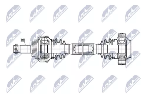 NTY NTY NPW-BM-216 NTY NPW-BM-216 Drive Shaft 