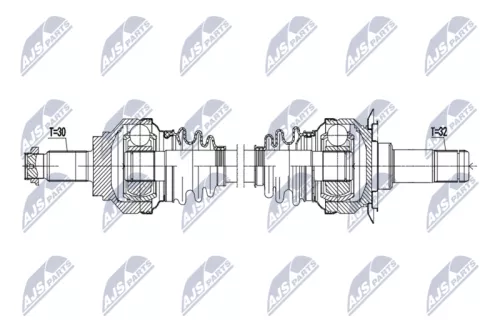 NTY NTY NPW-BM-224 NTY NPW-BM-224 Drive Shaft 