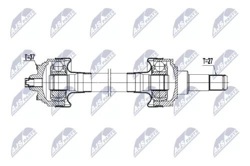 NTY NTY NPW-BM-226 NTY NPW-BM-226 Drive Shaft 