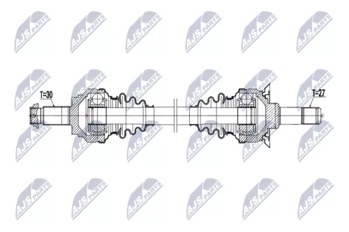 NTY NTY NPW-BM-232 NTY NPW-BM-232 Drive Shaft 