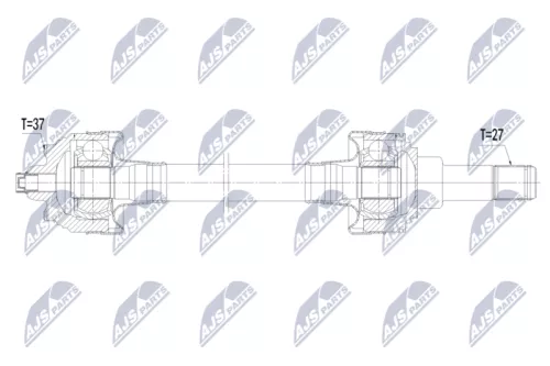 NTY NTY NPW-BM-237 NTY NPW-BM-237 Drive Shaft 