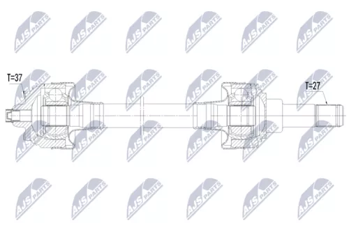 NTY NTY NPW-BM-238 NTY NPW-BM-238 Drive Shaft 