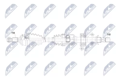 NTY NPW-BM-244 Drive Shaft