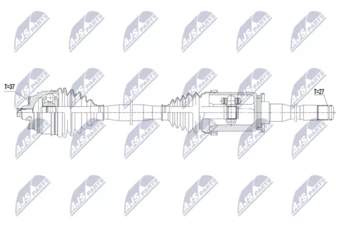 NTY NTY NPW-BM-252 NTY NPW-BM-252 Drive Shaft 