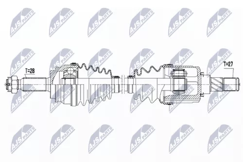 NTY NTY NPW-CH-046 NTY NPW-CH-046 Drive Shaft 