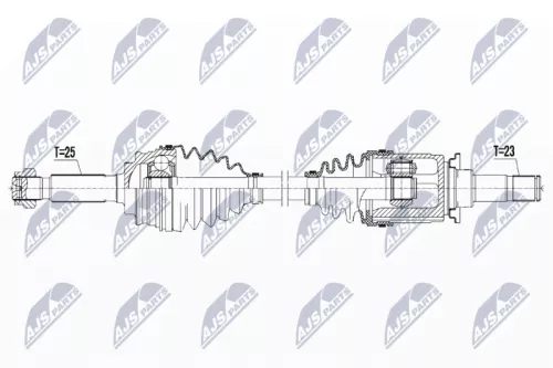 NTY NTY NPW-CH-048 NTY NPW-CH-048 Drive Shaft 
