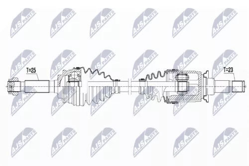 NTY NTY NPW-CH-050 NTY NPW-CH-050 Drive Shaft 