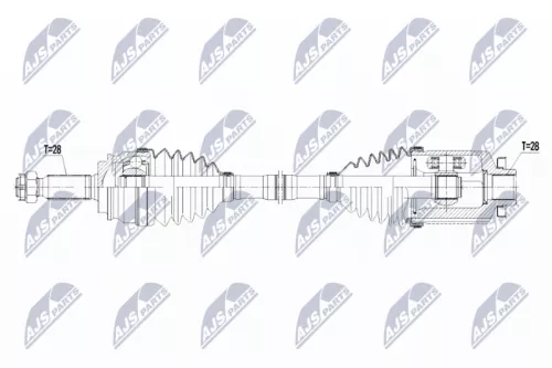 NTY NPW-CH-056 Drive Shaft