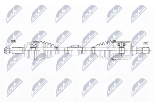 NTY NTY NPW-CH-060 NTY NPW-CH-060 Drive Shaft 
