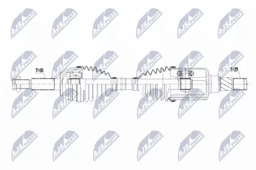 NTY NTY NPW-CH-074 NTY NPW-CH-074 Drive Shaft 
