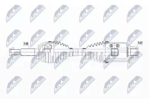 NTY NTY NPW-CH-076 NTY NPW-CH-076 Drive Shaft 