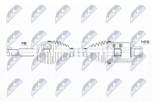 NTY NPW-CH-082 Drive Shaft