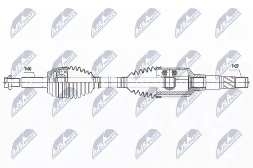NTY NPW-CH-112 Drive Shaft
