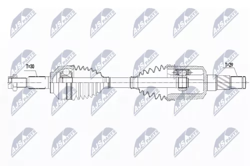 NTY NTY NPW-CH-114 NTY NPW-CH-114 Drive Shaft 