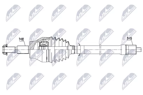 NTY NTY NPW-CH-155 NTY NPW-CH-155 Drive Shaft 