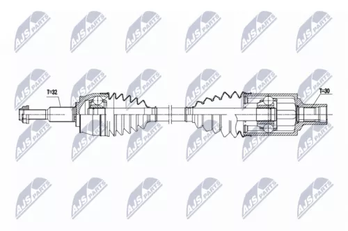 NTY NTY NPW-CH-172 NTY NPW-CH-172 Drive Shaft 
