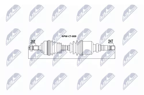 NTY NPW-CT-009 Drive Shaft