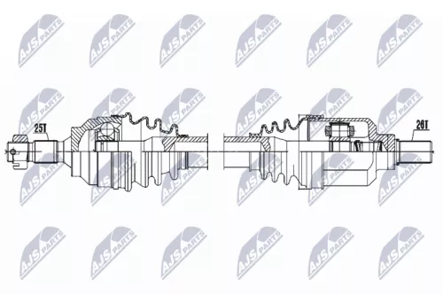 NTY NPW-CT-053 Drive Shaft
