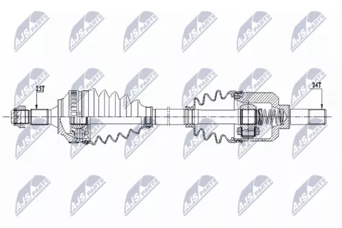 NTY NPW-CT-075 Drive Shaft