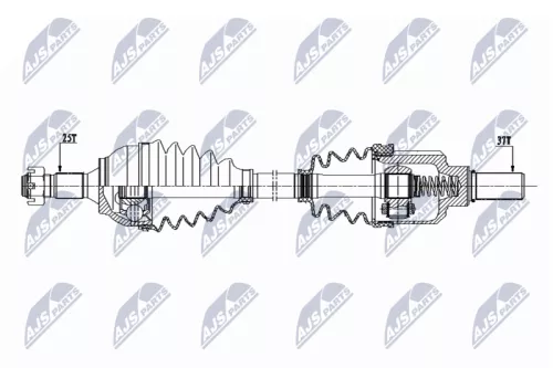 NTY NTY NPW-CT-077 NTY NPW-CT-077 Drive Shaft 