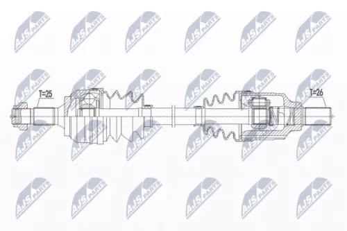 NTY NTY NPW-CT-087 NTY NPW-CT-087 Drive Shaft 