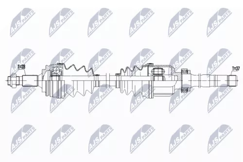 NTY NTY NPW-CT-091 NTY NPW-CT-091 Drive Shaft 