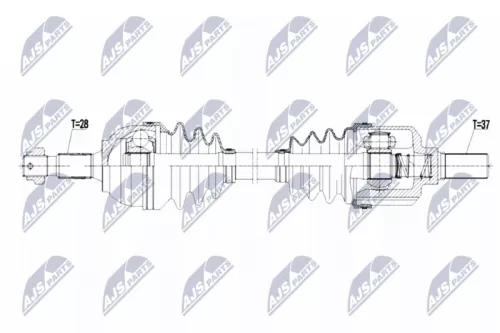 NTY NTY NPW-CT-093 NTY NPW-CT-093 Drive Shaft 