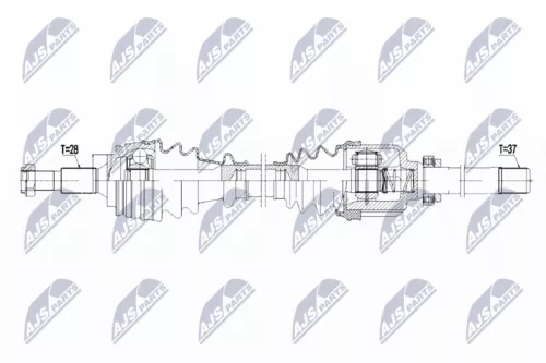 NTY NTY NPW-CT-097 NTY NPW-CT-097 Drive Shaft 