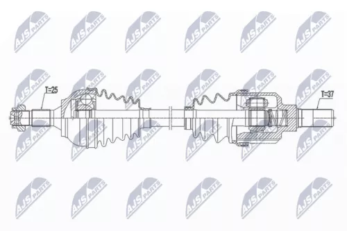 NTY NPW-CT-101 Drive Shaft