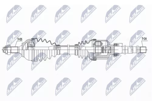 NTY NTY NPW-CT-111 NTY NPW-CT-111 Drive Shaft 
