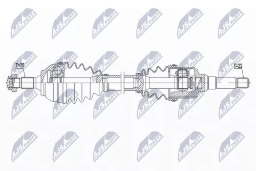 NTY NTY NPW-CT-113 NTY NPW-CT-113 Drive Shaft 